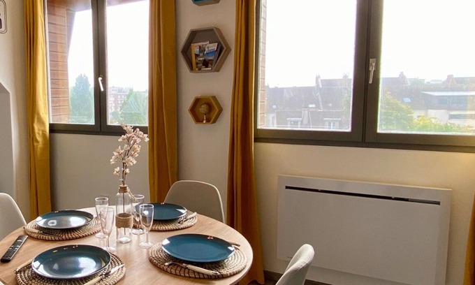 Eu Apartment | Studio Capucine Centre Ville Jolie vue Cosy
