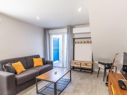 Quartier du Casino Apartment | Studio climatisé avec terrasse vue mer, garage et wifi - FR-1-535-63