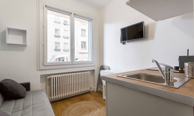 La Croix Rousse Apartment | Studio Croix-Rousse - tout équipé - 13m2
