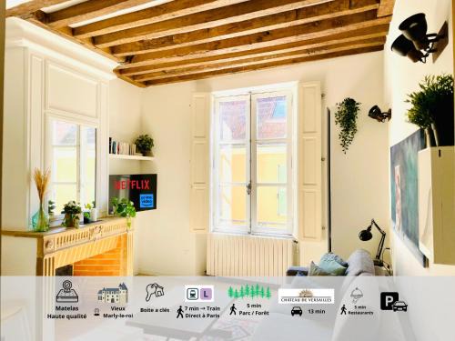 Marly-le-Roi Apartment | Studio de charme bien equipé - Matelas de qualité - Proche de la gare et de Versailles