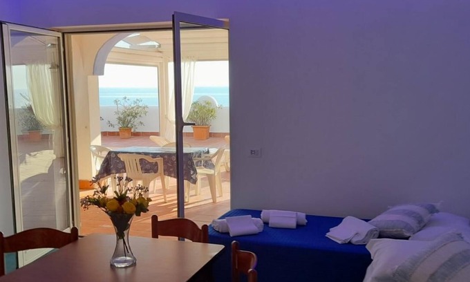 Anzio Apartment | Studio, first sea line, large terrace (Ginestra)