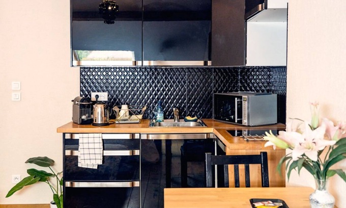 Bailly Apartment | Studio LYS - Capacity 4 people