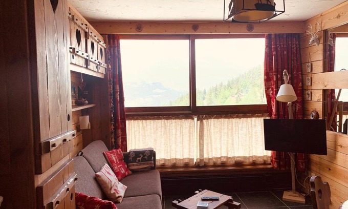Arc-1600 Apartment | Studio montagnard pour 3 pers à Arc 1600, proche pistes et commerces - FR-1-411-468