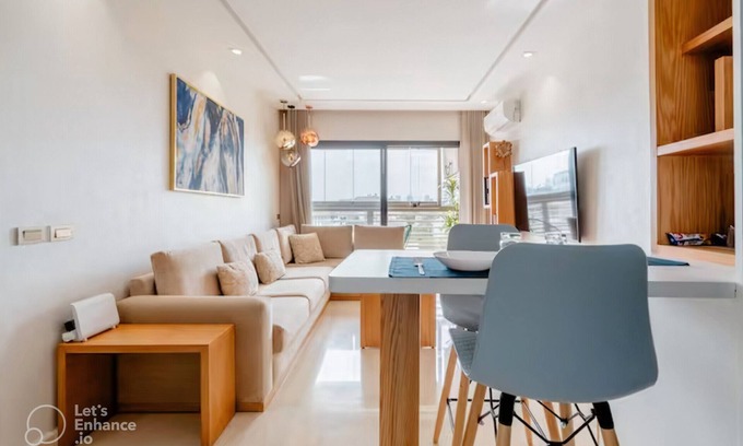 Casablanca Apartment | Studio Neuf & Cosy - vue Dégagée