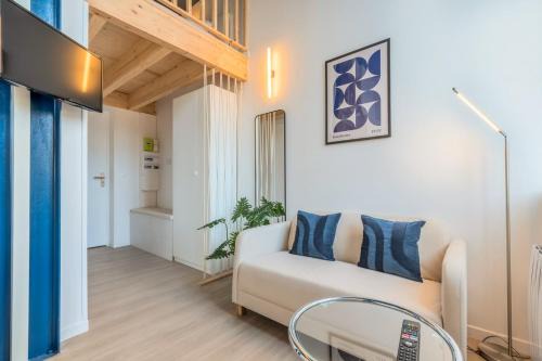 Annappes Apartment | Studio pour deux personnes en mezzanine