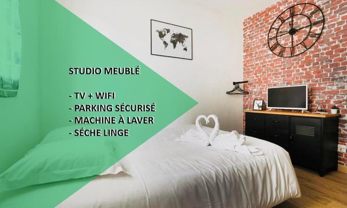 Chambray-les-Tours Apartment | Studio proche Tours avec wifi