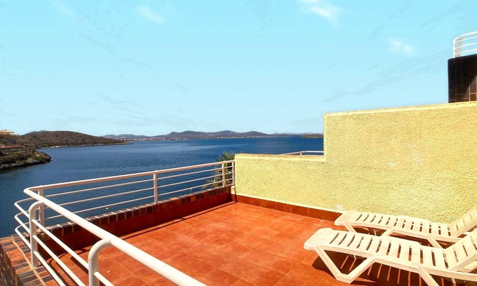 San Javier Apartment | Stunning terrace facing the sea in Cala del Pino