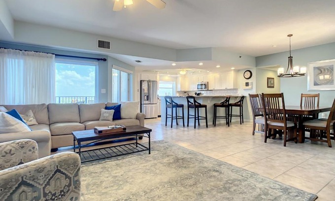 New Smyrna Beach Apartment | Stunning 32 Corner unit on the Atlantic. OW10-401