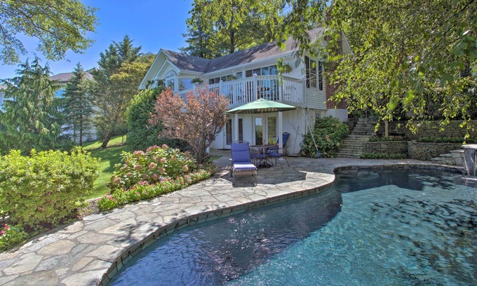 Atlantic Highlands House | Stunning Bayfront Sandy Hook Retreat: Views & Yard