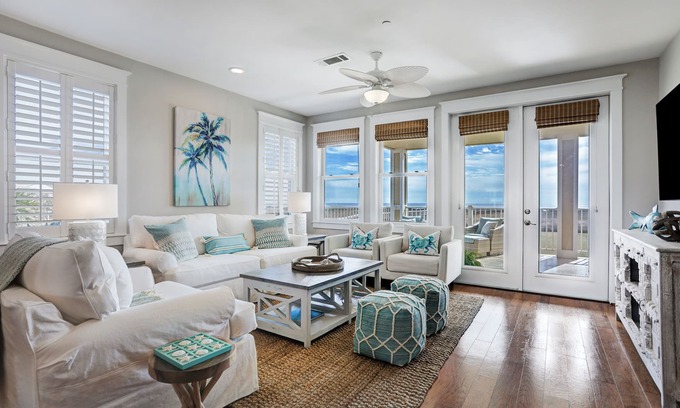 Red Fish Cove Condo | STUNNING BEACHFRONT WITH TRIPLE WATER VIEWS OF OCEAN, LAKE, BAY!