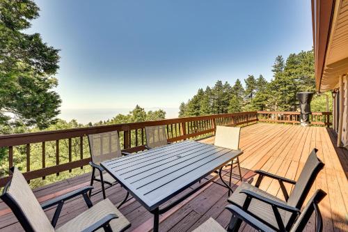 Running Springs House | Stunning Deck Views Cozy Running Springs Cabin