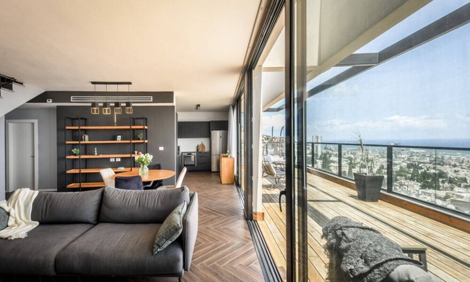 Haifa Apartment | Stunning Haifa Bay Views Penthouse by Sea N' Rent