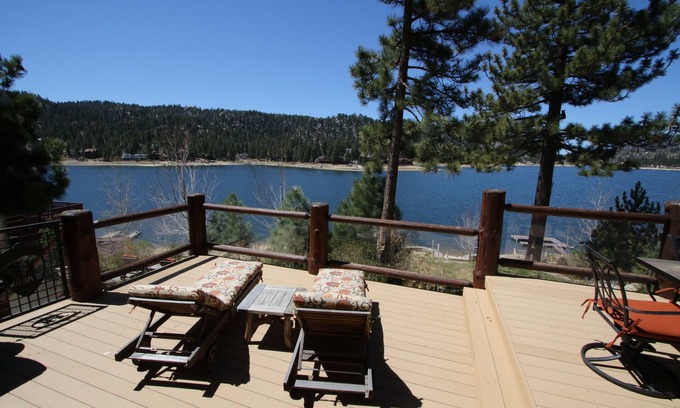 Boulder Bay House | Stunning Lakefront Home, Game Room, Hot Tub, Fire Pit, 100 ft. Beach, Deep Water