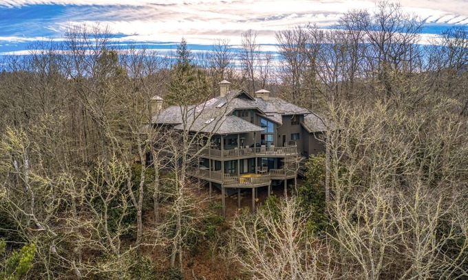 Cullowhee House | Stunning Mountain and Lake views close to Cashiers in a Large Luxury Home.