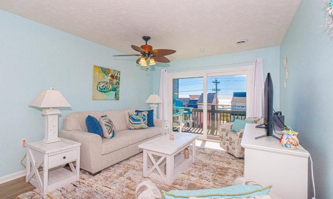 North Myrtle Beach House | Stunning Ocean View 2-bedroom Suite-Renovated and sleeps 8! Channel Marker E-3