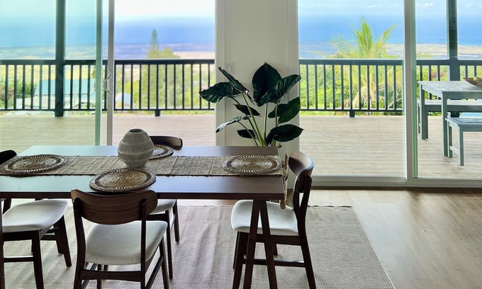 Kailua-Kona House | Stunning Ocean Views + Designer Designed Kona Home