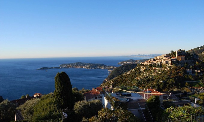 Eze Apartment | Stunning Penthouse with panoramic views of Eze Village and the French Riviera