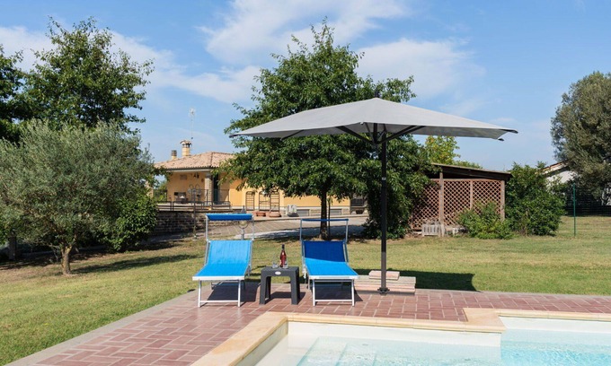 Manziana Villa | Stunning private villa for 6 people with private pool, WIFI, A/C, TV, patio and pets allowed