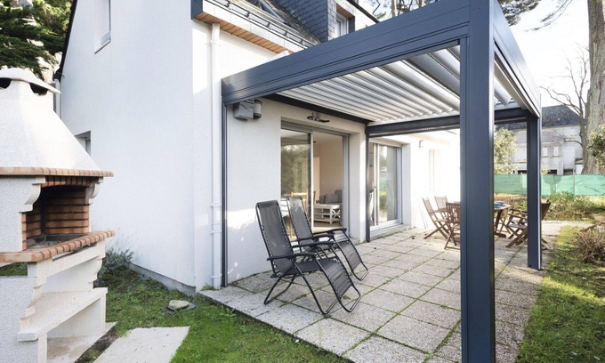 Morbihan House | Stunning private villa for 6 guests with TV and terrace