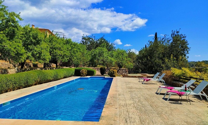 Esporles Villa | Stunning private villa for 10 guests with private pool, A/C, WIFI, TV, patio and panoramic view