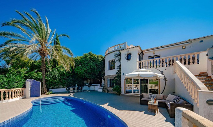 Balcon del Mar House | Stunning private villa for 8 guests with WIFI, A/C, private pool, TV and patio