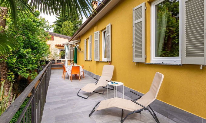 Invorio House | Stunning private villa for 6 people with A/C, TV, terrace and pets allowed
