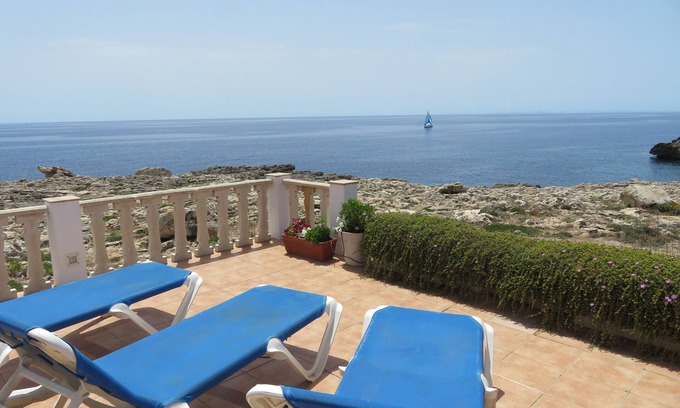 Binibeca Villa | Stunning Seafront Villa in Binibeca. Sea cove and large pool