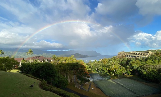 Princeville Apartment | Stunning Views of Hanalei Bay and Bali Hai | Kauai North Shore