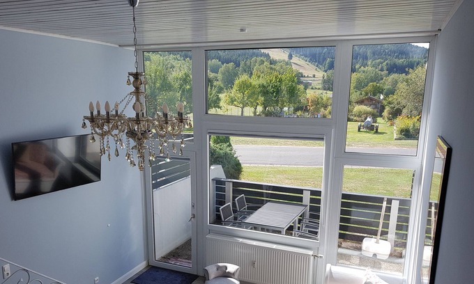 Mehlmeisel Apartment | Stylish 2-room apartment for 4 people, 70m², bathroom, kitchen, terrace