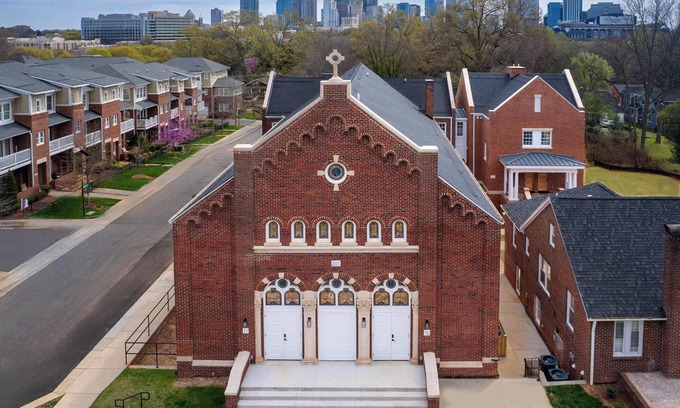 Wesley Heights House | Stylish 2BR Condo in Newly Restored Church