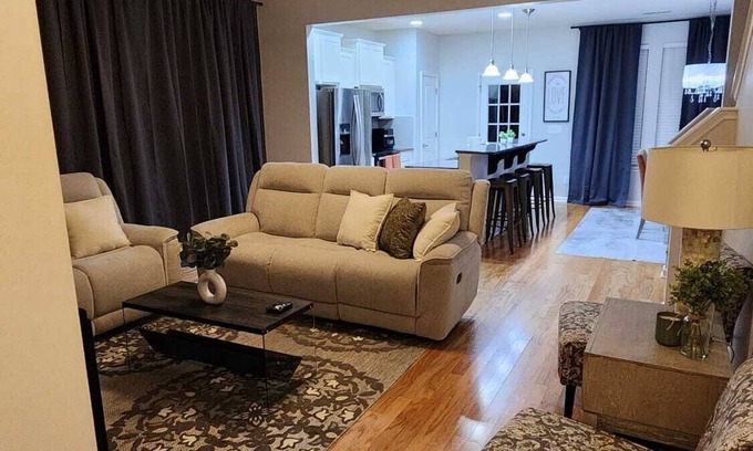 Wake Forest Apartment | Stylish 3BR + Studio Retreat–Sleeps 8 Comfortably!
