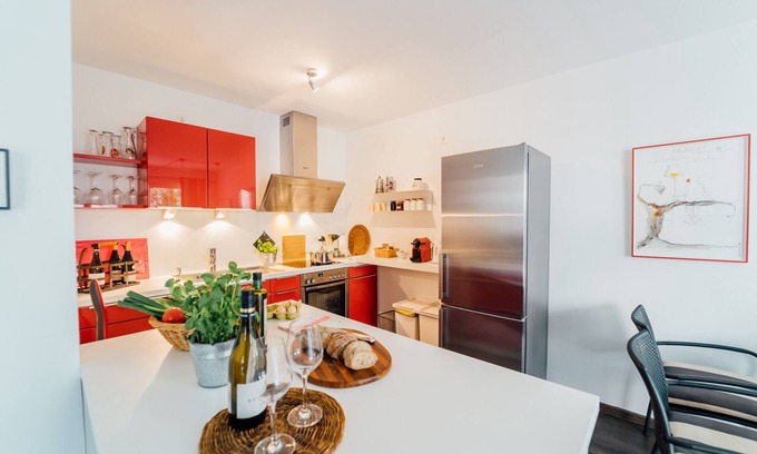 Deidesheim Apartment | Stylish 60m2 apartment with garden & parking space in the heart of Deidesheim