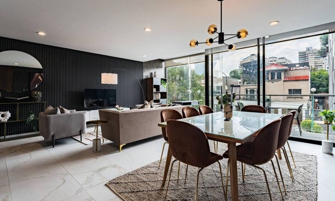 Polanco Apartment | Stylish Apartment with Views of Lincoln Park in Exclusive Polanco Area
