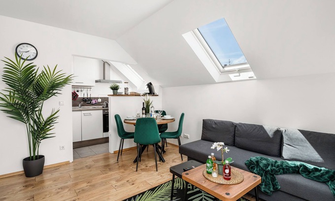 Herdecke Apartment | Stylish apartment with balcony and view over the old town in Herdecke