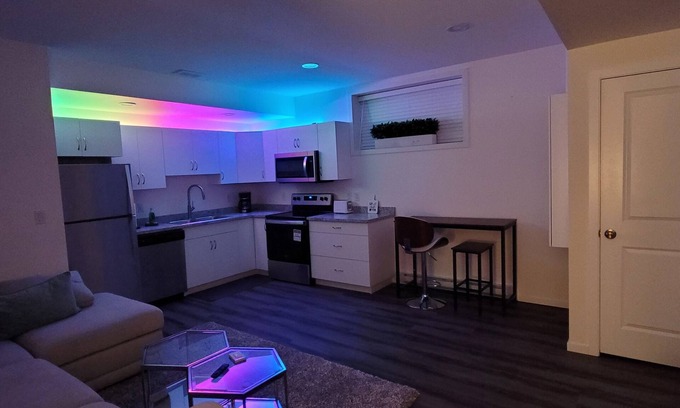 Saskatoon House | Stylish basement suite