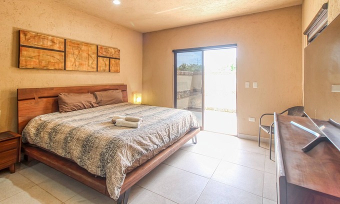 Tulum Apartment | Stylish getaway with patio, furnished deck, high-speed WiFi & secluded feel