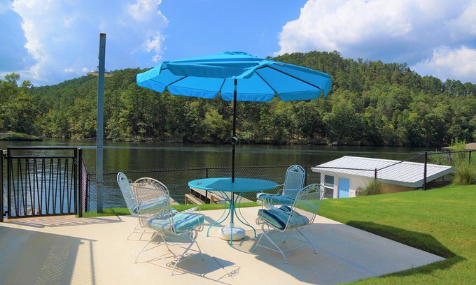 Mid America House | Stylish Lakefront Home - Serene Summer Views and Private Waterfront Access