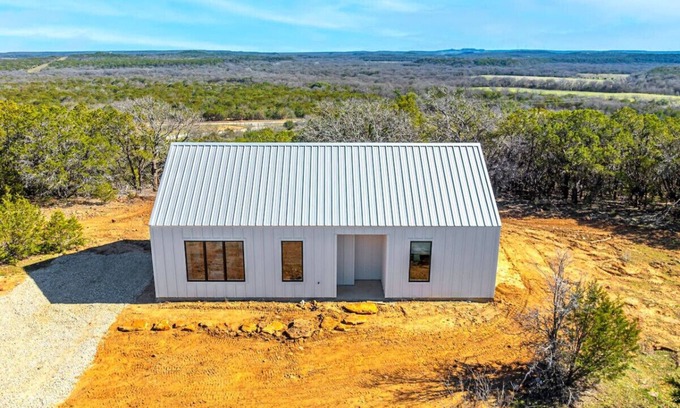 Thurber Cabin | Stylish Modern Cabin with hill country views!