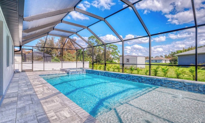 North Port House | Stylish New Build with Pool, Spa, and Design