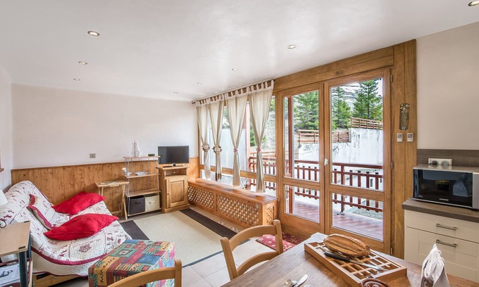 Courchevel Apartment | Stylish Renovated Apartment with Direct Ski Slope Access