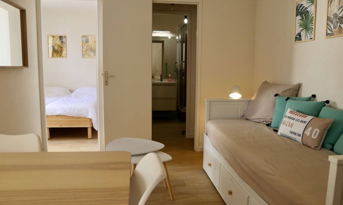 Le Penon Apartment | Stylish Seignosse Apartment: 2-Min Walk to Beach, Renovated, Sleeps 4