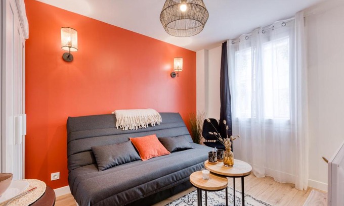 Les Hautes Noues Apartment | Sublime studio centre-ville rénové 2 pers wifi