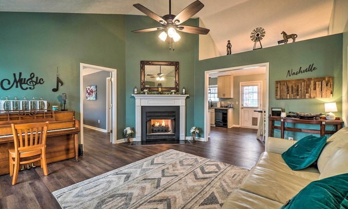 Mount Juliet House | Suburban Getaway w/Game Room, 19 Mi to Nashville!