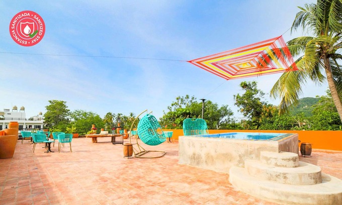 Lo de Marcos Apartment | Suite Duplex en Hotel Boutique Wirikuta | Alberca