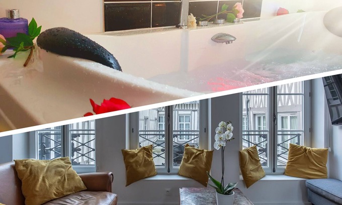 Quartier Vieux Marche-Cathedrale Apartment | Suite Zen de Rouen - Centre Historique- Parking
