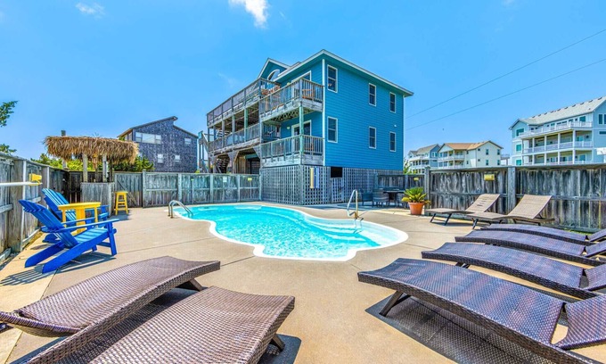 Farrow Shores House | SUMMER SAVINGS - Semi-Oceanfront Dog Friendly Home w/Pool, Hot Tub, Cargo Lift