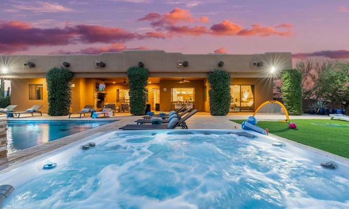 Rio Verde Foothills House | Summer Specials - Game Room, SPA, Pool, Putting Green, Multiple Family Fun House