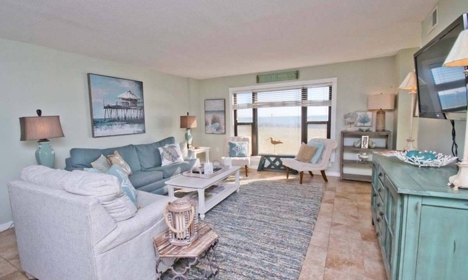 Salter Path Condo | Summer Winds A-104, Oceanfront Condo in Indian Beach, NC!