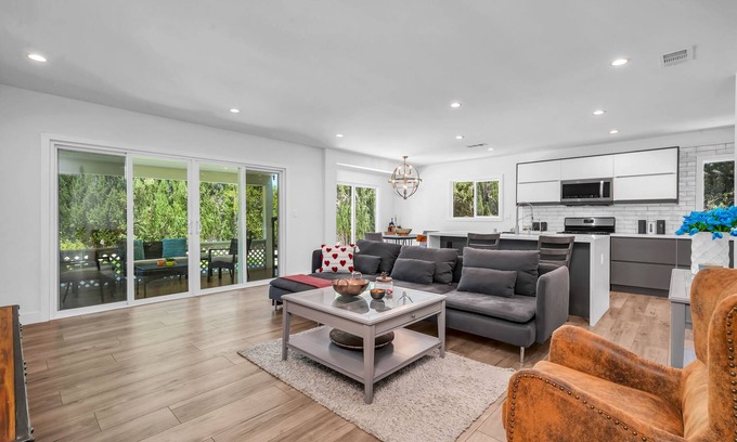 Woodland Hills House | Sun Kissed Home, Secluded Backyard, BBQ, Parking