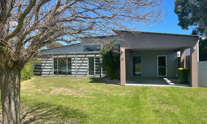 Waterhouse House | Sun on Sanders - Modern 2 br house close to main street. Pet Friendly Outside